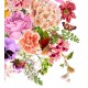 Pacote Com 20 Guardanapos De Papel 33x33cm Flower Bouquet Napkin
